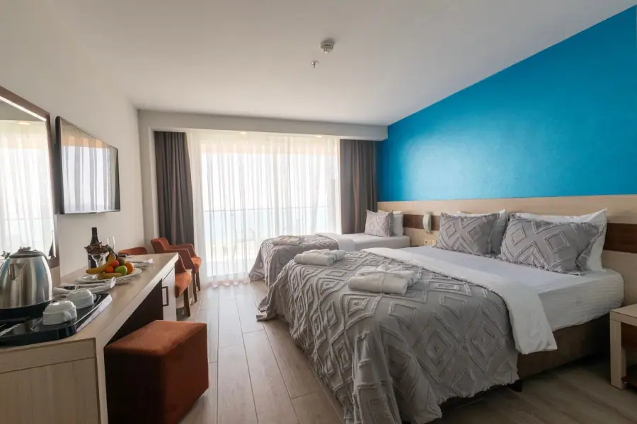 Standardzimmer mit zwei Einzelbetten