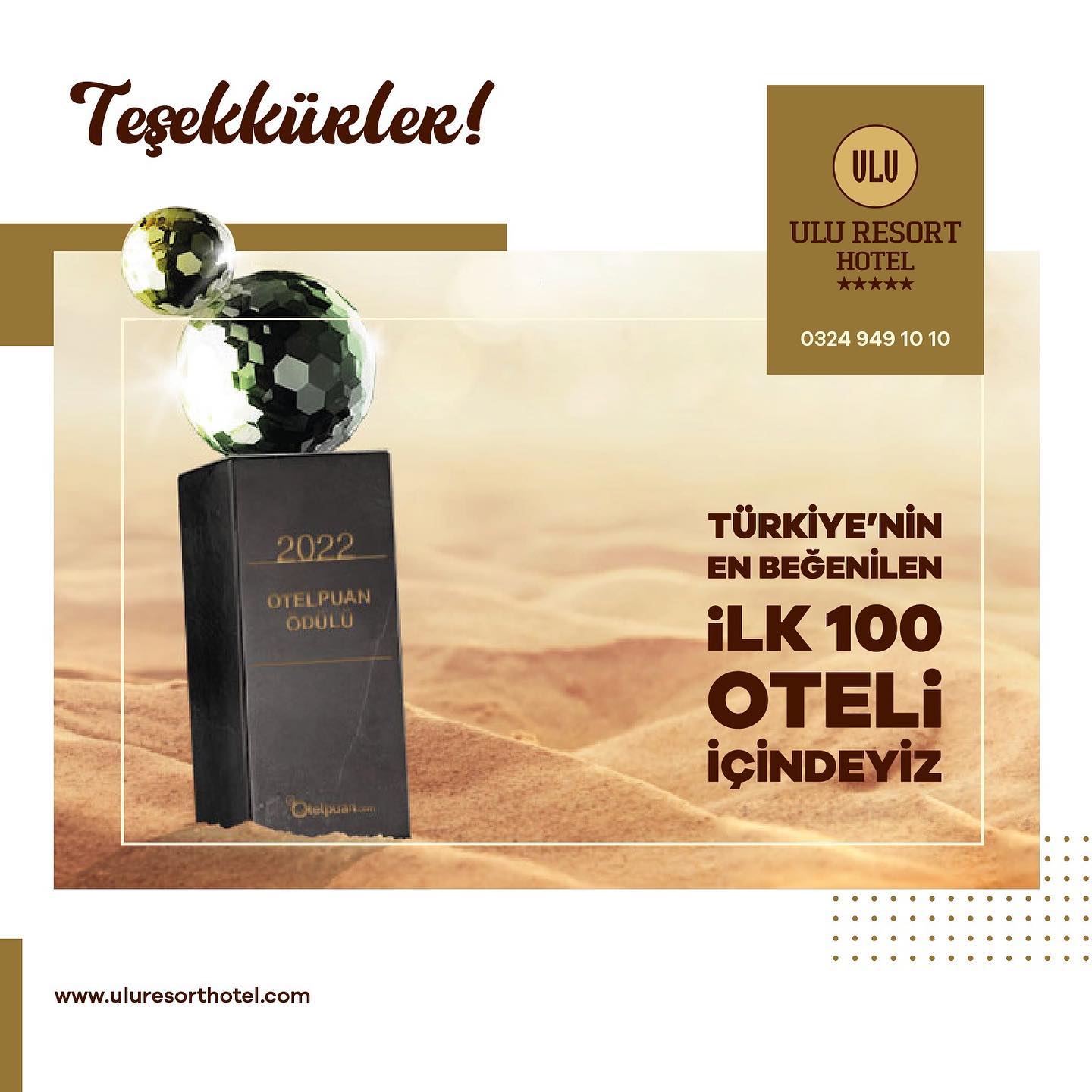 otel puan odulu 2022